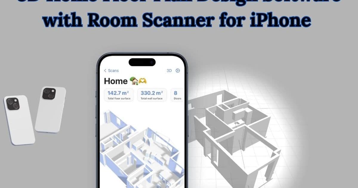 3D Home Floor Plan Design Software with Room Scanner for iPhone