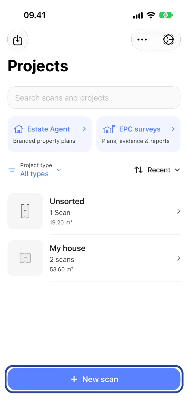 Scan your first room with Room Scanner